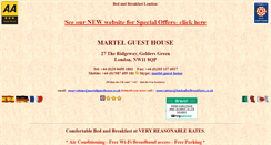 Desktop Screenshot of martelguesthouse.co.uk